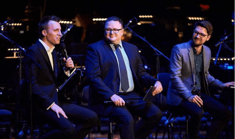 Andrew Pogson, Dan Golding and Nicholas Buc sharing their insights into John Lucas' Star Wars score in Melbourne. Image from their Instagram accont: @artofthescore
